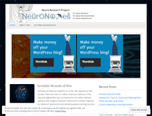 Tablet Screenshot of neuroresearchproject.com